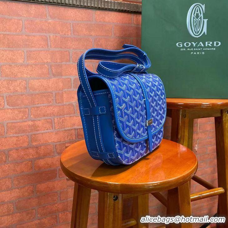 Duplicate Goyard New Original Messenger Bag PM 8962 Light Blue