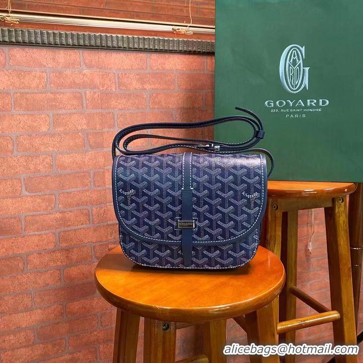 Reproduction Goyard New Original Messenger Bag PM 8962 Navy Blue