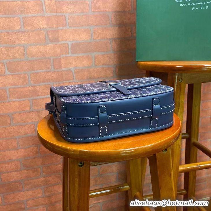 Reproduction Goyard New Original Messenger Bag PM 8962 Navy Blue