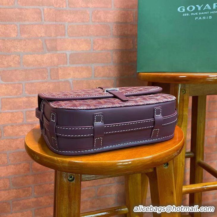 Cheapest Goyard New Original Messenger Bag PM 8962 Bungundy