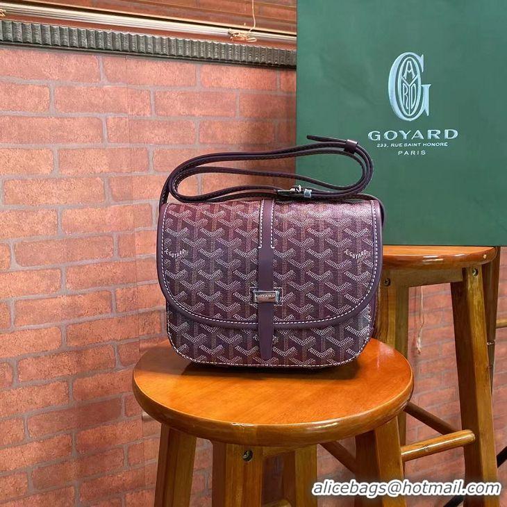 Cheapest Goyard New Original Messenger Bag PM 8962 Bungundy