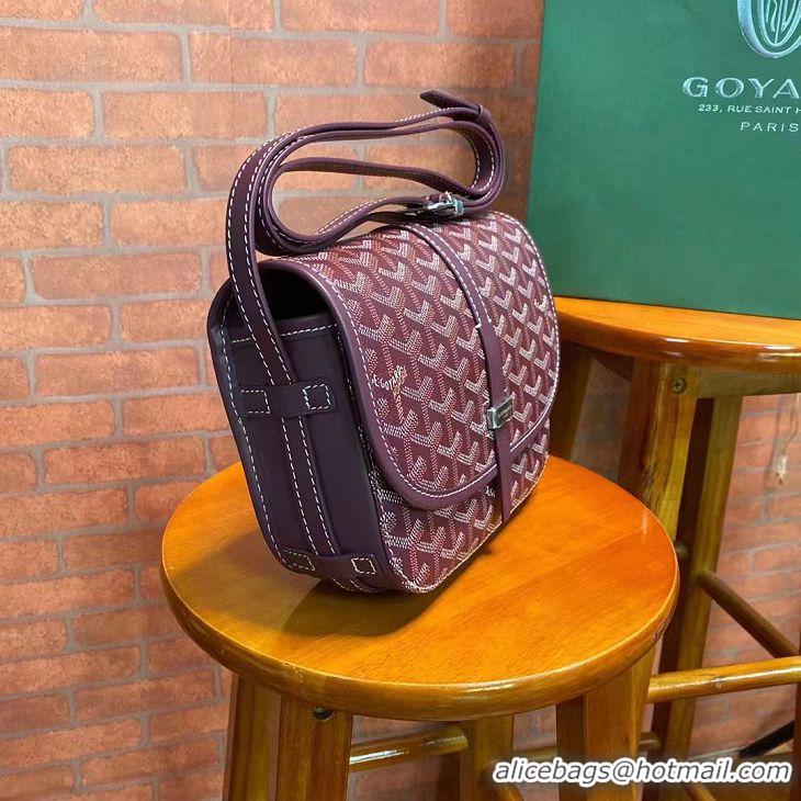 Cheapest Goyard New Original Messenger Bag PM 8962 Bungundy