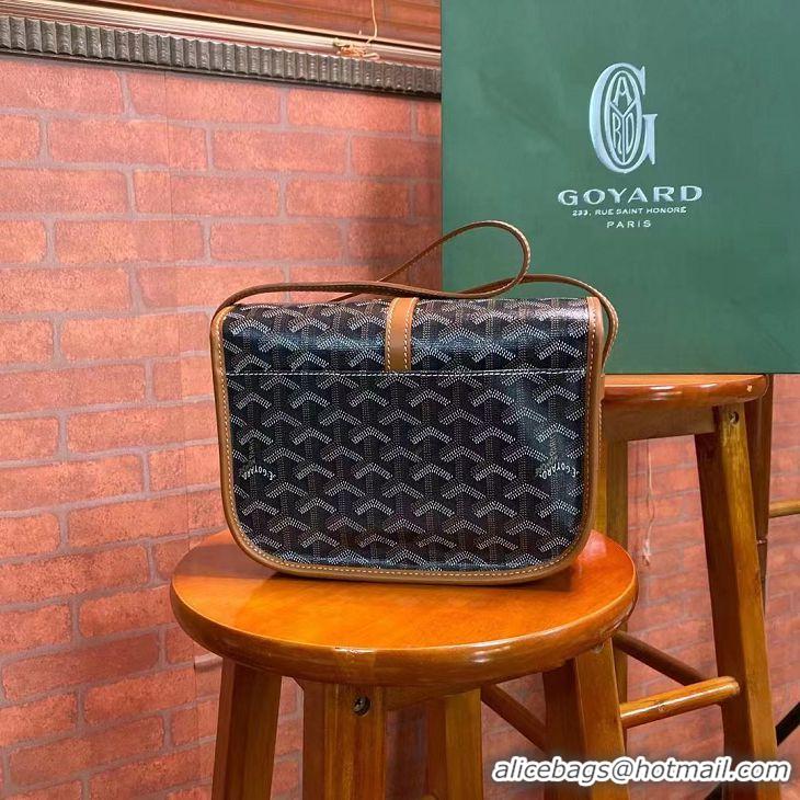 Spot Goyard New Original Messenger Bag PM 8962 Black And Tan