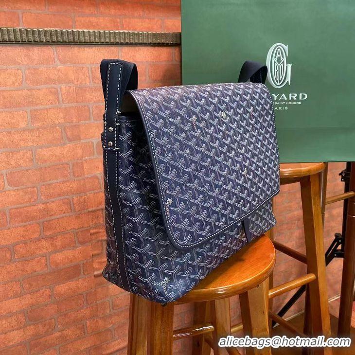 New Fashion Goyard Original Large Book Bag Messenger Bag 8961 Navy Blue