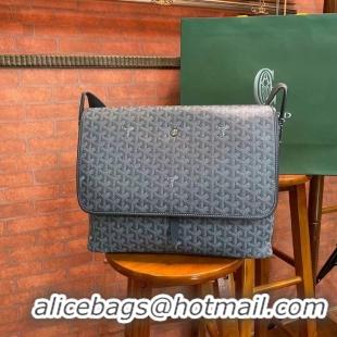 Well Crafted Goyard Original Large Book Bag Messenger Bag 8961 Dark Grey