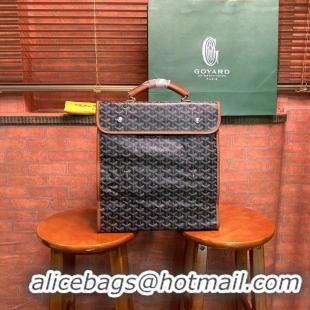 Luxury New Goyard Original Saint Lager Bag 8984 Black And Tan