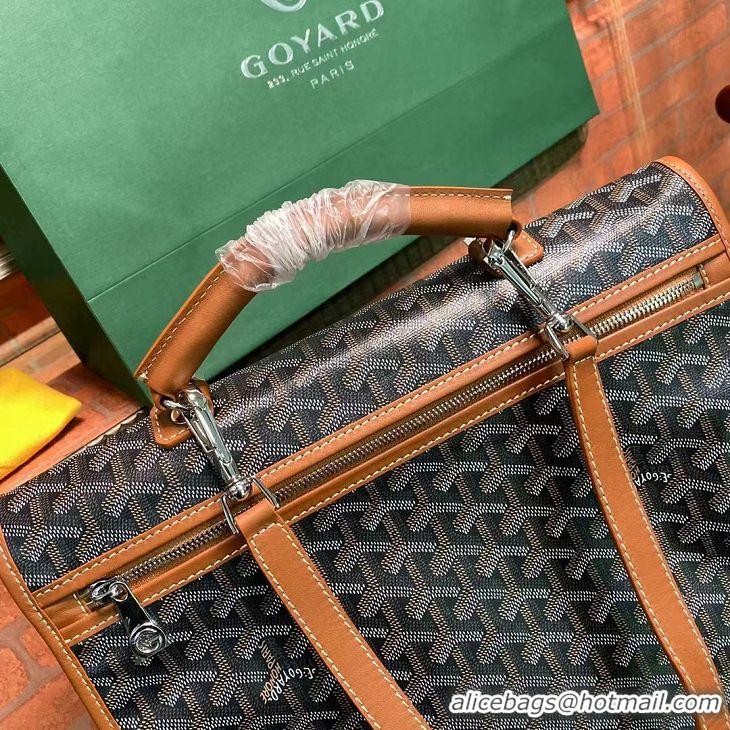 Luxury New Goyard Original Saint Lager Bag 8984 Black And Tan