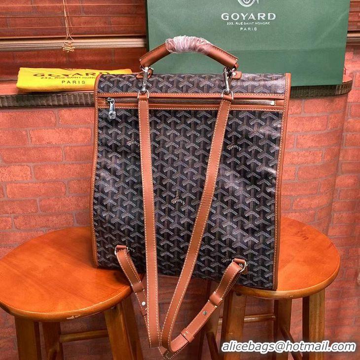 Luxury New Goyard Original Saint Lager Bag 8984 Black And Tan