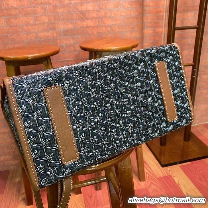 Luxury New Goyard Original Saint Lager Bag 8984 Black And Tan