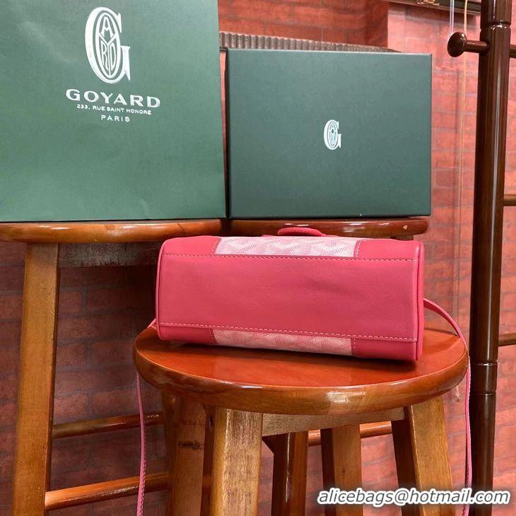 Inexpensive Goyard Original Saigon Tote Bag With Shoulder Strap Mini 8942 Cherry Red