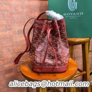 Top Quality Goyard Original Petit Flot Small Bucket Bag G8715 Red