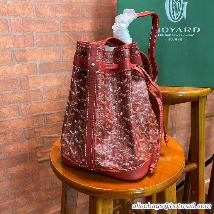 Top Quality Goyard Original Petit Flot Small Bucket Bag G8715 Red