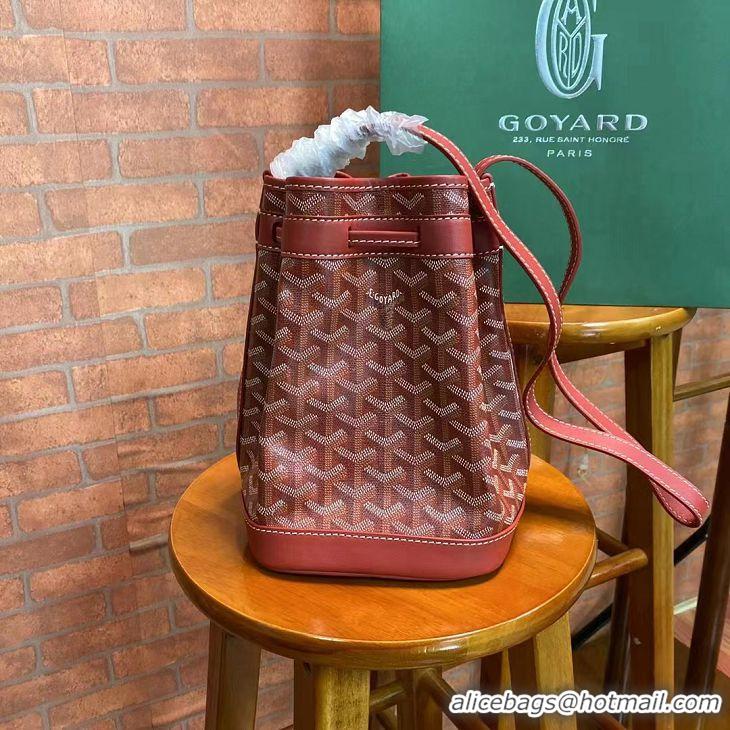 Top Quality Goyard Original Petit Flot Small Bucket Bag G8715 Red