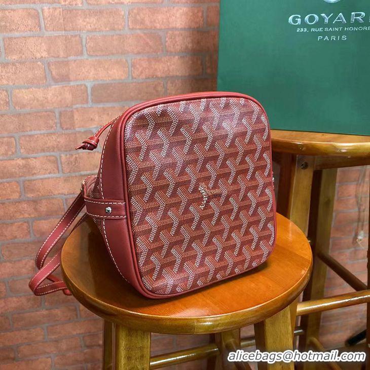 Top Quality Goyard Original Petit Flot Small Bucket Bag G8715 Red