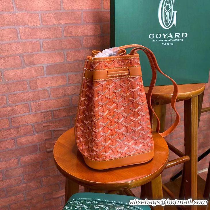 Famous Brand Goyard Original Petit Flot Small Bucket Bag G8715 Orange