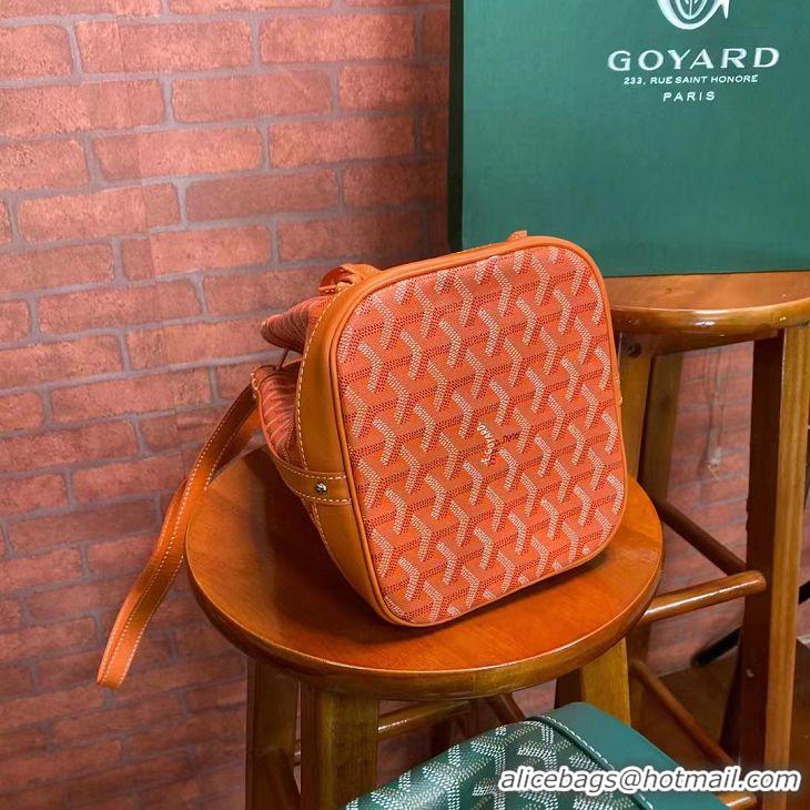 Famous Brand Goyard Original Petit Flot Small Bucket Bag G8715 Orange