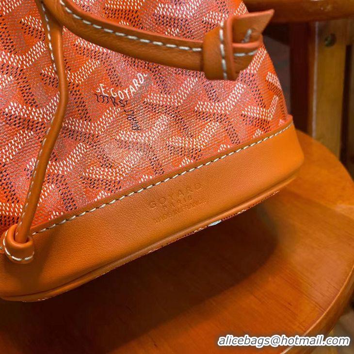 Famous Brand Goyard Original Petit Flot Small Bucket Bag G8715 Orange