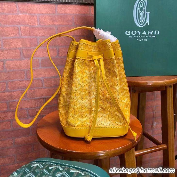 Good Product Goyard Original Petit Flot Small Bucket Bag G8715 Yellow