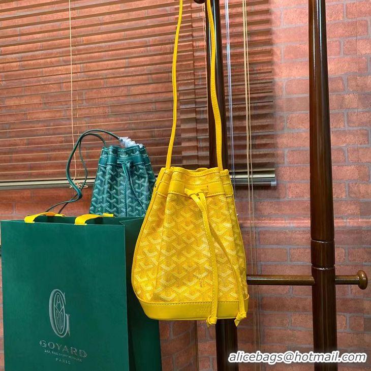 Good Product Goyard Original Petit Flot Small Bucket Bag G8715 Yellow