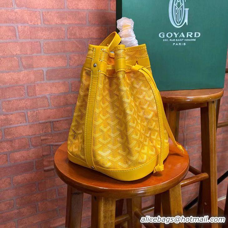 Good Product Goyard Original Petit Flot Small Bucket Bag G8715 Yellow