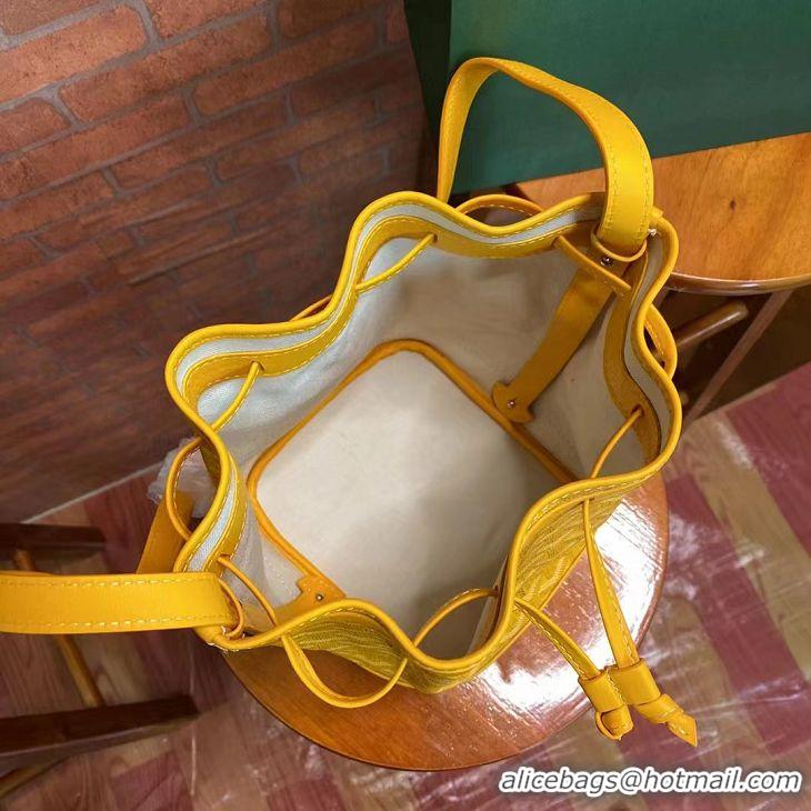 Good Product Goyard Original Petit Flot Small Bucket Bag G8715 Yellow