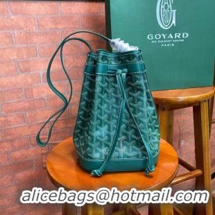 Big Discount Goyard Original Petit Flot Small Bucket Bag G8715 Green