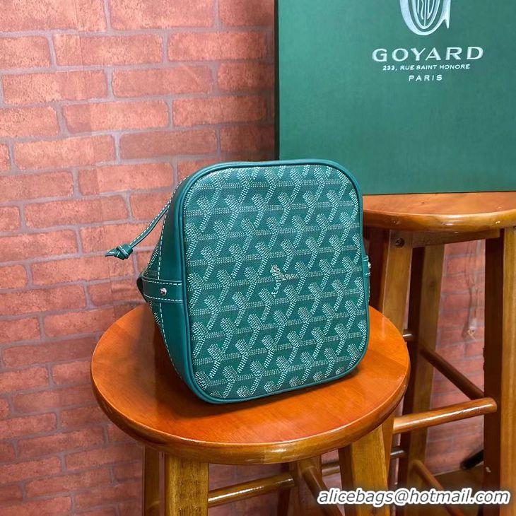 Big Discount Goyard Original Petit Flot Small Bucket Bag G8715 Green