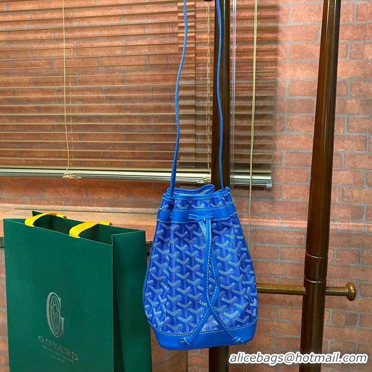 Traditional Specials Goyard Original Petit Flot Small Bucket Bag G8715 Light Blue