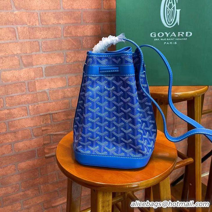 Traditional Specials Goyard Original Petit Flot Small Bucket Bag G8715 Light Blue