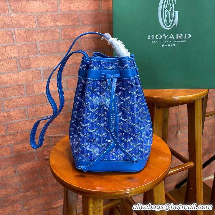 Traditional Specials Goyard Original Petit Flot Small Bucket Bag G8715 Light Blue