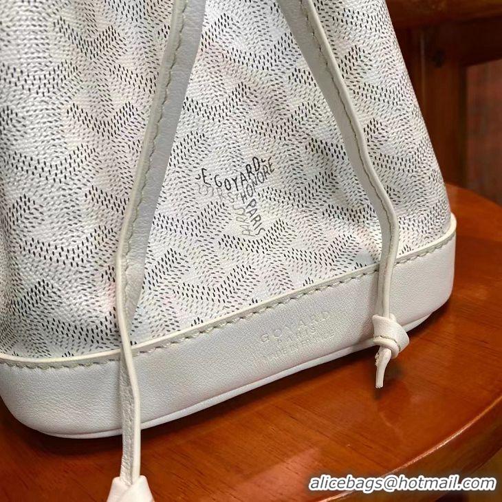 Top Grade Goyard Original Petit Flot Small Bucket Bag G8715 White