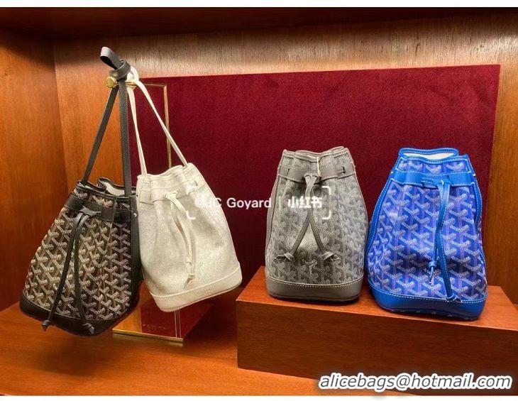 Good Taste Goyard Original Petit Flot Small Bucket Bag G8715 Dark Grey