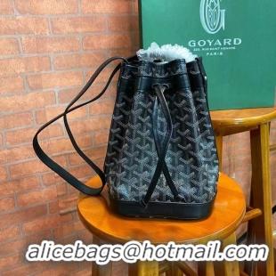 Famous Brand Goyard Original Petit Flot Small Bucket Bag G8715 Black