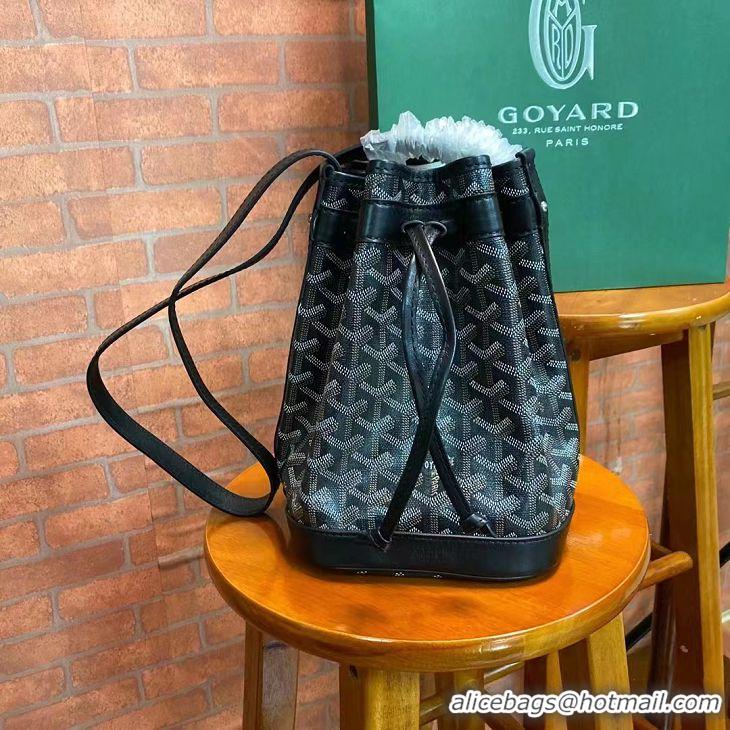 Famous Brand Goyard Original Petit Flot Small Bucket Bag G8715 Black