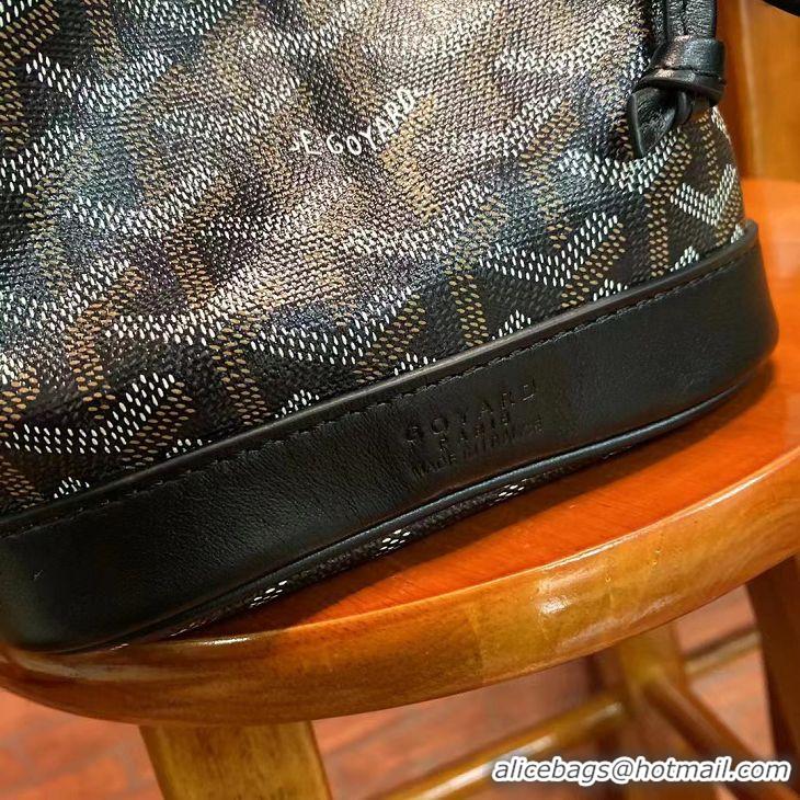 Famous Brand Goyard Original Petit Flot Small Bucket Bag G8715 Black