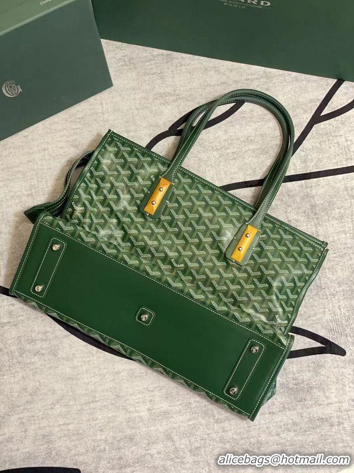 Hot Sall Goyard Sac Marquises Zippered Tote Bag 00317 Green