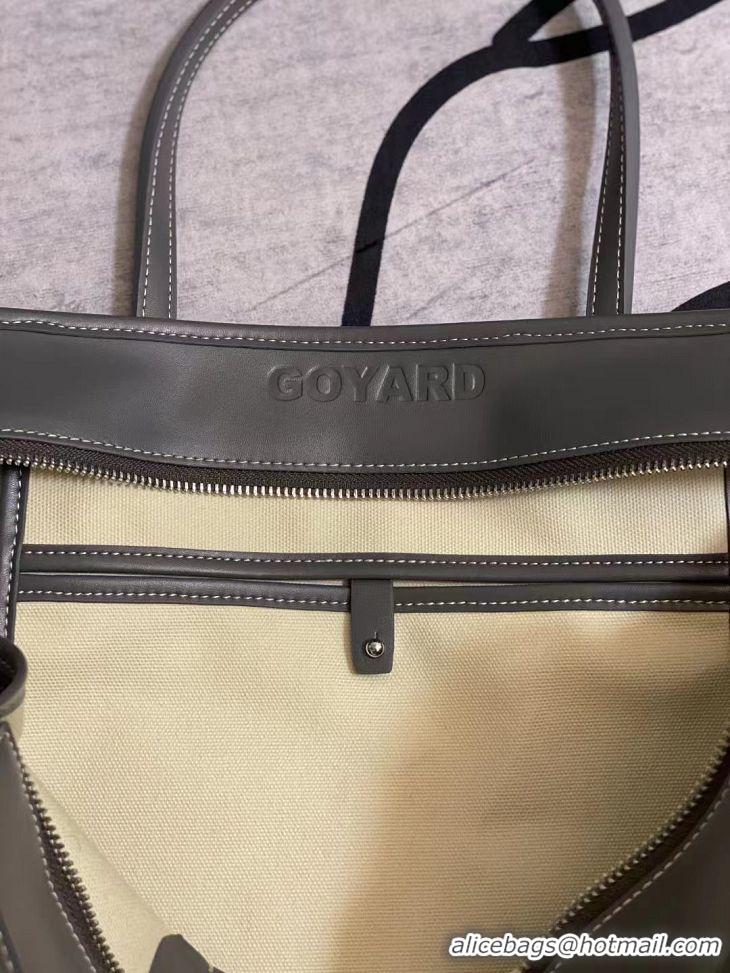 Newly Launched Goyard Marquises Zippered Tote Bag 00317 Dark Grey