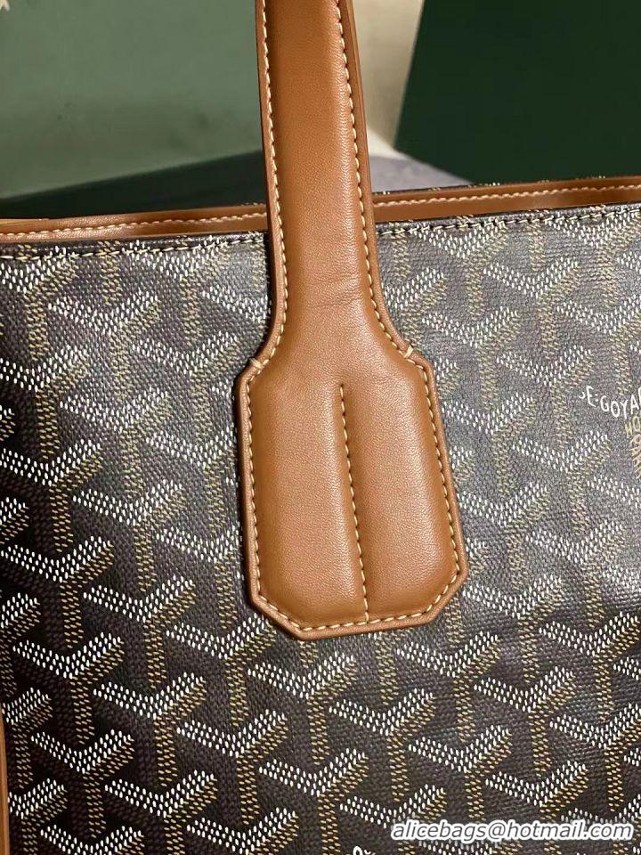 New Style Goyard Mens Messenger Bags And Totes 8977 Black And Tan