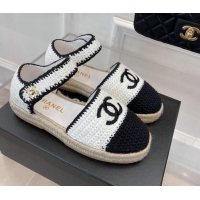 Duplicate Chanel Braided Knit Espadrilles G38736 White