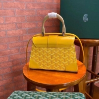 Luxurious Goyard Original Saigon Tote Bag With Strap Small 8942 Yellow