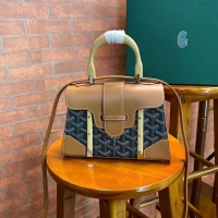 Most Popular Goyard Original Saigon Tote Bag With Strap Small 8942 Black And Tan