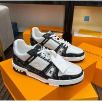 ​Top Discount Louis Vuitton LV Trainer Sneakers 1A812O White/Black (For Women and Men)