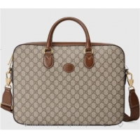 Top Quality Gucci Business case with Interlocking G 674140 Brown