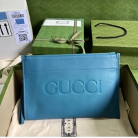 New Fashion Gucci Ophidia pouch leather 681200 blue