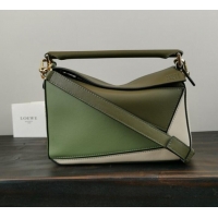 Purchase Grade Loewe Puzzle Bag Original Leather 61840 green