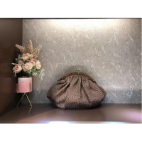 Famous Brand FENDI raffia bag F7641 light brown