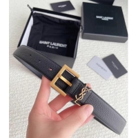 Top Grade YSL calf leather 30MM BELT SL1459