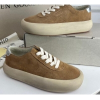 Good Quality Golden Goose GGDB Space-Star Sneakers in Tobacco-Colored Suede 030405