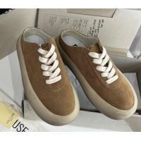 Low Price Golden Goose GGDB Space-Star Sabot Sneakers in Tobacco-Colored Suede 030406