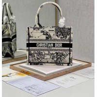 Good Product SMALL DIOR BOOK TOTE Embroidery C1331-4